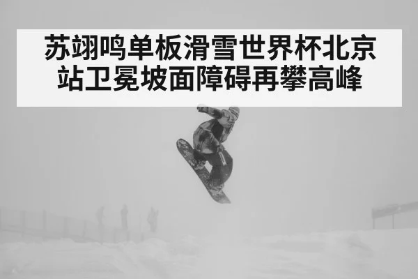 苏翊鸣单板滑雪世界杯北京站卫冕坡面障碍再攀高峰